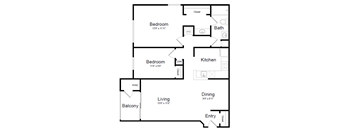 Berch -B2A Floor Plan at Elme Manassas, Manassas, VA, 20109