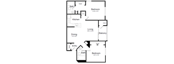 Maple - B2C Floor Plan at Elme Manassas
