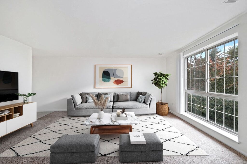 Watkins Mill Living Room at Elme Watkins Mill, Maryland