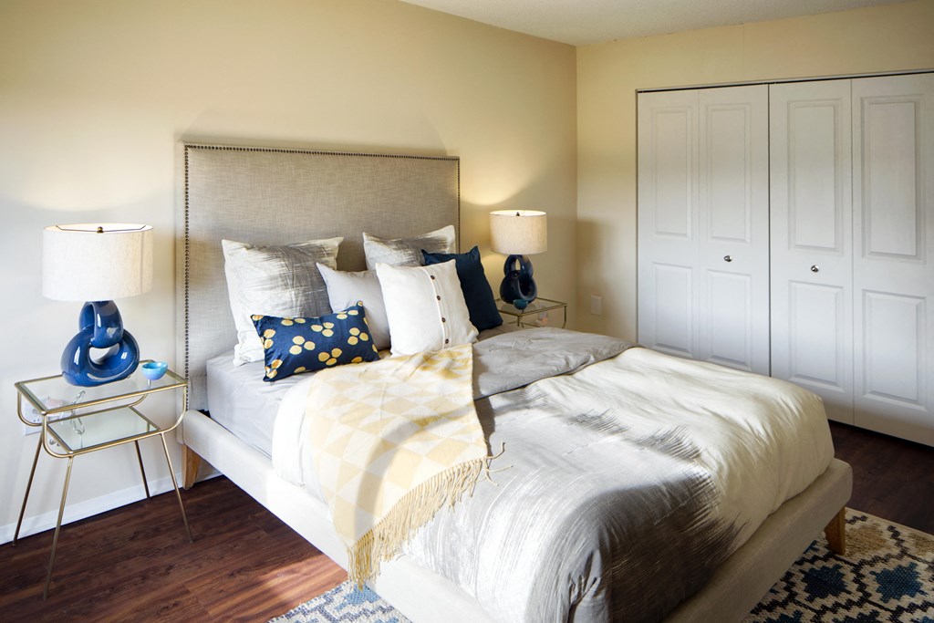 Riverside Bedroom decor at Riverside Apartments, Alexandria, Virginia