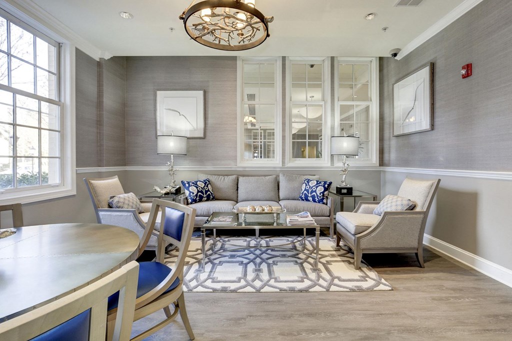 Community Room at Clayborne Apartments, Alexandria, 22314