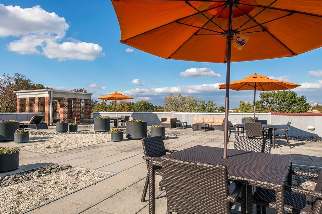 Spacious Rooftop Deck at Clayborne Apartments, Alexandria