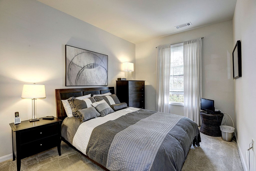 Bedroom Interior at Clayborne Apartments, Alexandria, VA
