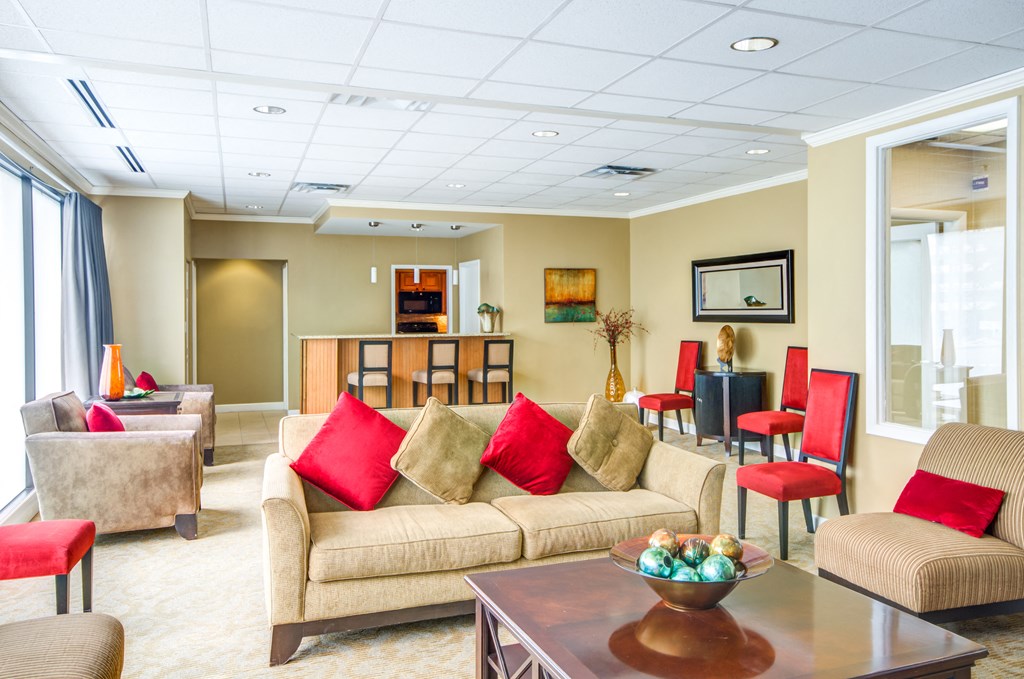 Clubroom at The Ashby at McLean, McLean