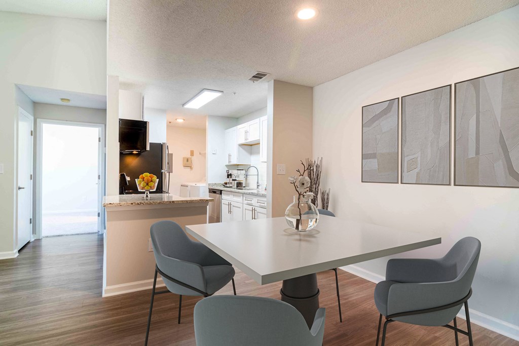 Spacious dining Room & Kitchen at Elme Eagles Landing in Stockbridge, GA