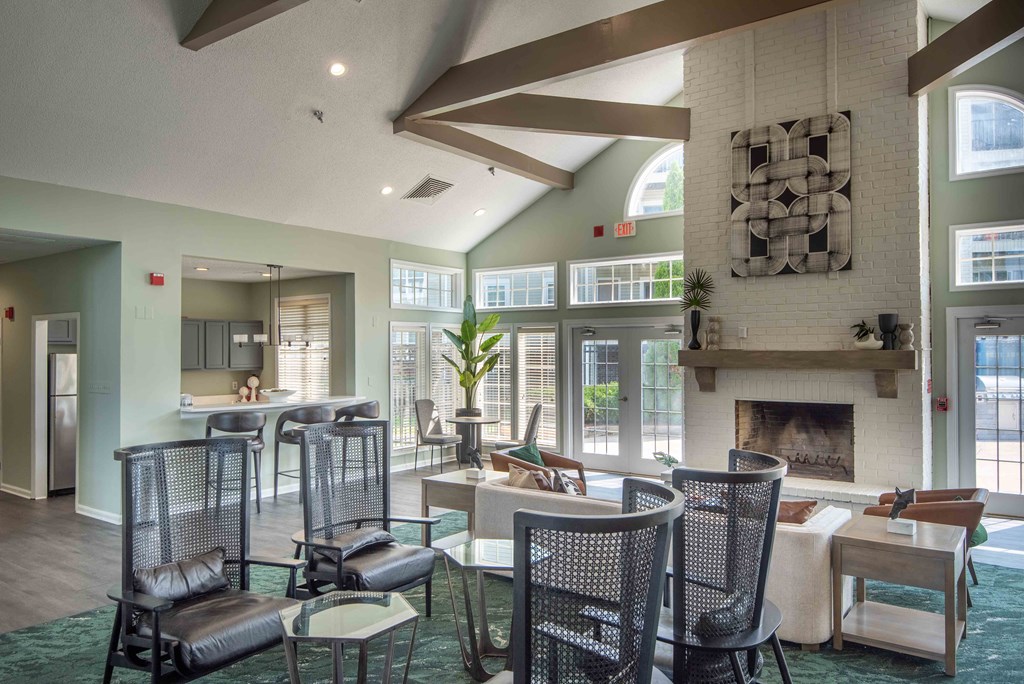 Clubhouse at Elme Germantown, Germantown, Maryland. 