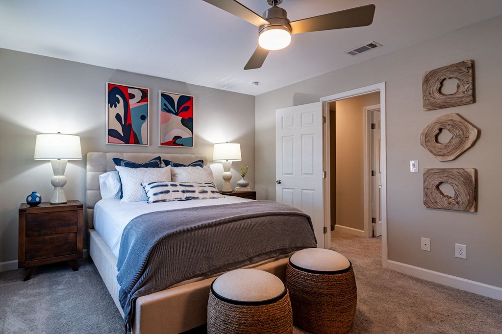 Secondary bedroom at Elme Sandy Springs Apartments, Atlanta, GA, 30350