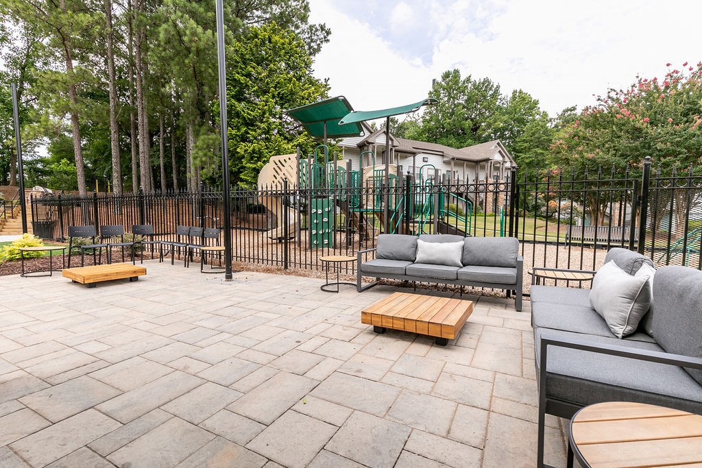 Outdoor patio at Elme Marietta Apartments, Georgia