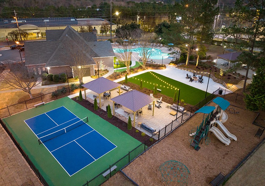 Outdoor area at Elme Marietta Apartments, Marietta, GA