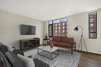 The Maxwell Living Room 2 at The Maxwell Apartments, Arlington, VA, 22203 - Photo Gallery 7