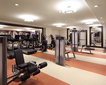 Fitness center at The Maxwell Apartments, Virginia