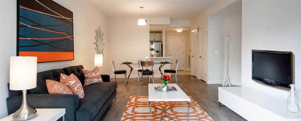 Bennett Park Living Room decor at Bennett Park Apartments, Arlington, VA, 22209