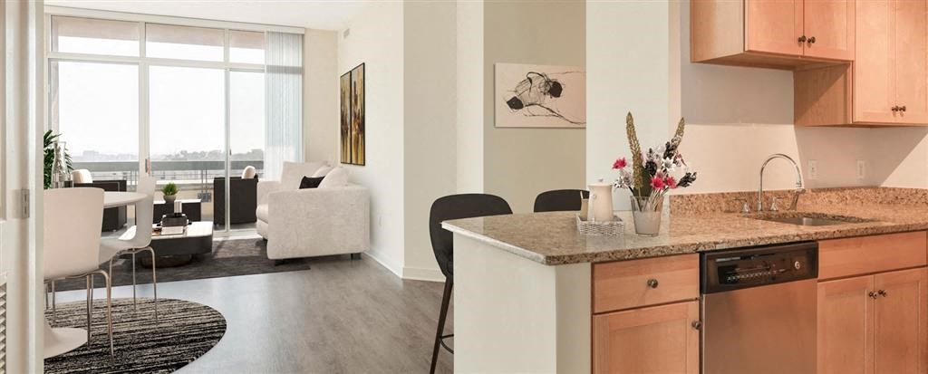 Bennett Park Kitchen appliances at Bennett Park Apartments, Arlington, VA