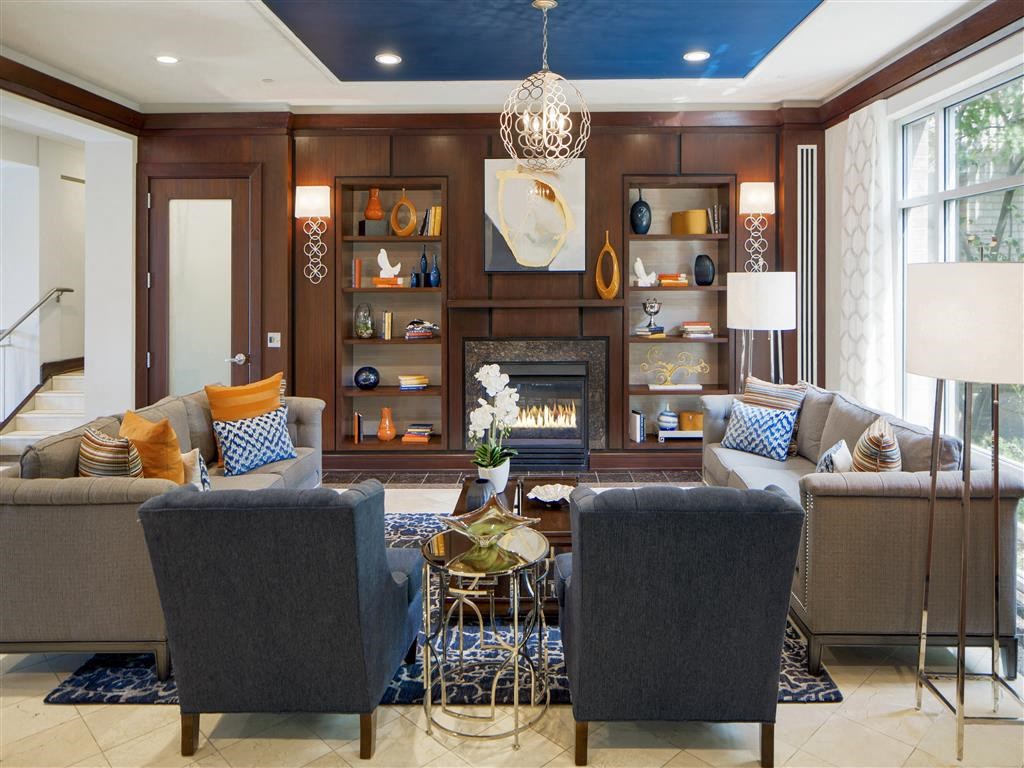 Roosevelt Towers Sitting Area at Roosevelt Towers Apartments, Falls Church, Virginia