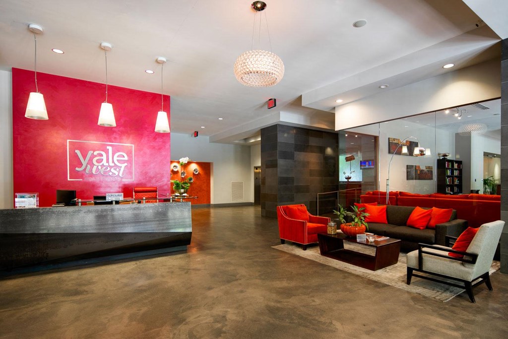 Yale West Lobby area at Yale West, Washington