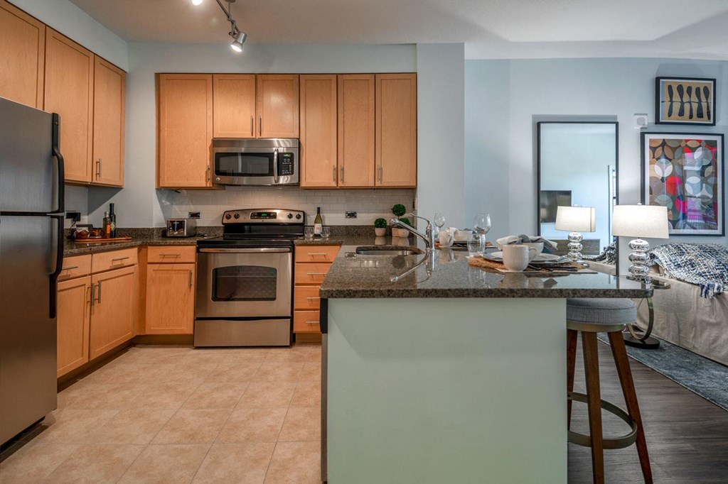 Yale West Kitchen cabinets at Yale West, Washington, DC, 20001