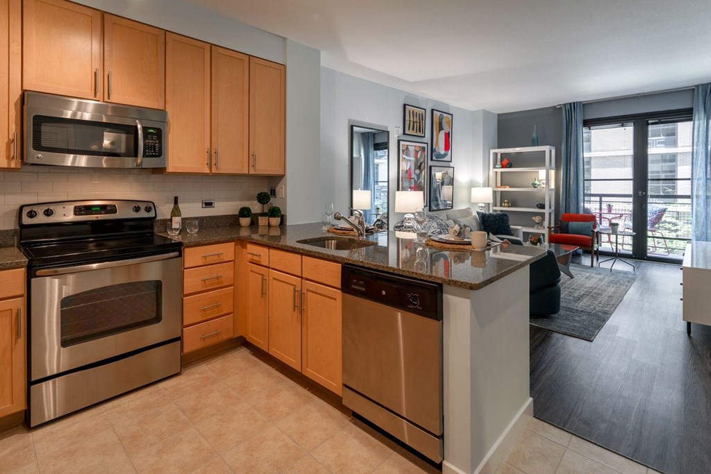 Yale West Kitchen area at Yale West, Washington, DC