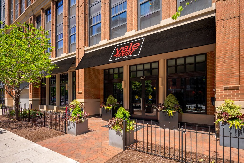 Yale West Exterior building at Yale West, Washington, DC, 20001