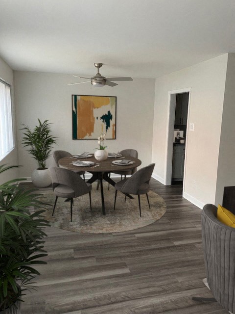 Dinning room table at Wellington Apartments, Arlington, Virginia