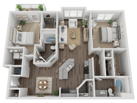 Brookhaven Floor Plan at Elme Eagles Landing, Georgia, 30281