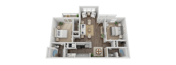 Cedar Floor Plan at Elme Eagles Landing, Georgia