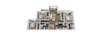 Cypress Floor Plan at Elme Eagles Landing, Stockbridge, GA