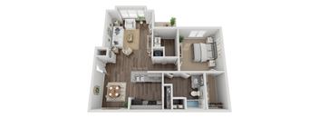 Madison Floor Plan at Elme Eagles Landing, Stockbridge, 30281