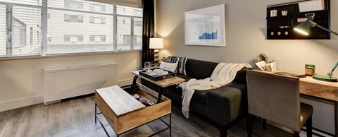 3801 Living Room at 3801 Connecticut Avenue, Washington, Washington