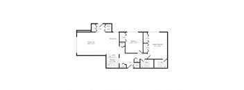 a floor plan of a house at Elme Bethesda, Maryland