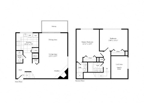 2 Bed | 2.5 Bath - B2G 1,309 Sq. Ft. floor plan at Elme Bethesda, Bethesda