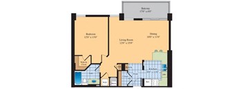 floor plan photo of the marque in gainesville, va at The Ashby at McLean, McLean, 22101