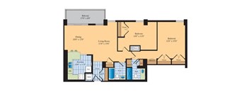 blueprint of organisation sector and apartments at The Ashby at McLean, Virginia, 22101