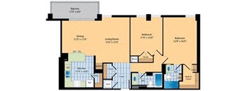 a floor plan of a house with a lot of floors at The Ashby at McLean, McLean, 22101