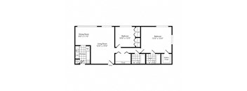 bc1 Floor Plan at Park Adams Apartments, Arlington, 22201