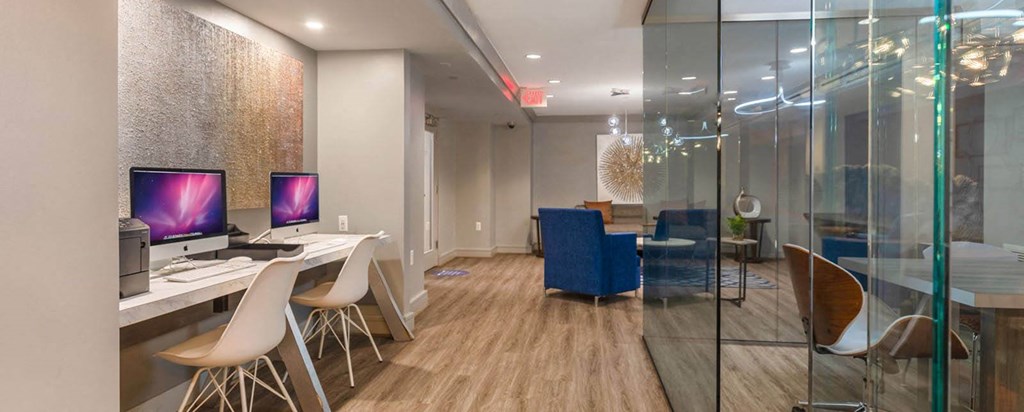 Business Center at Park Adams Apartments, Arlington