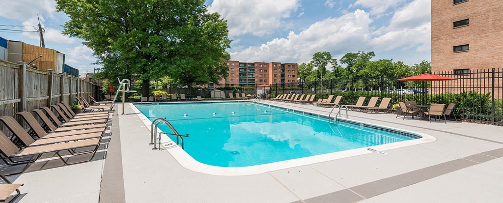 Pool View at Park Adams Apartments, Arlington, VA