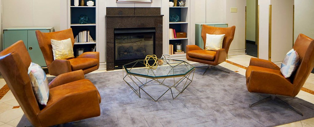 Fireplace Lounge at Park Adams Apartments, Virginia, 22201