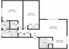 bb2 Floor Plan bb2 Floor Plan at Park Adams Apartments, Arlington, VA