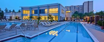 Swimming Pool area at Riverside Apartments, Alexandria, VA