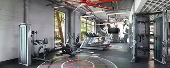 Gym area at Riverside Apartments, Virginia