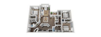Rchmond Floor Plan at Elme Eagles Landing, Stockbridge, GA, 30281