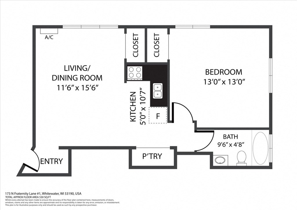 a floor plan of a home with a bedroom and a living room