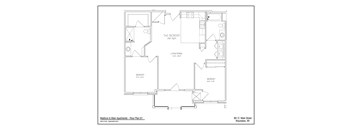 Floor plan for Madison & Main Apartments in Waunakee, WI.