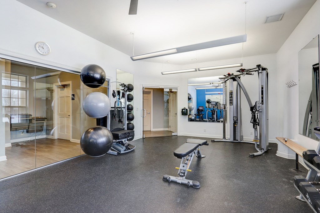 the gym at the m on hennepin apartments