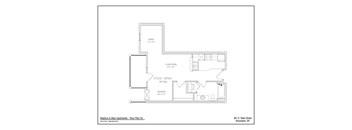 A floor plan for Madison & Main Apartments - Floor Plan A3.