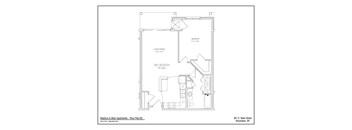 A floor plan for Madison & Main Apartments in Waunakee, WI.