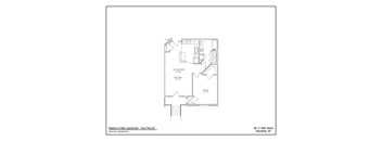 A floor plan for Madison & Main Apartments, Floor Plan B3, located at 3901 E. Main Street, Waukegan, WI.
