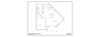 Floor plan for apartment in Waunakee, WI.