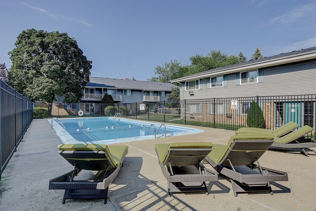 our apartments in a city have a swimming pool