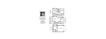 a floor plan of a house with two bedrooms and two baths and a bonus room
